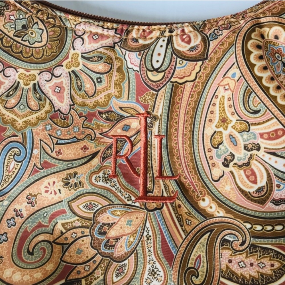 Ralph Lauren paisley shoulder bag - Picture 2 of 12